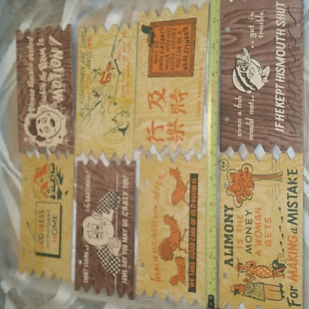 1950s/1960s KOMIC KARDS- POSTCARDS OR  WALL PLACKS